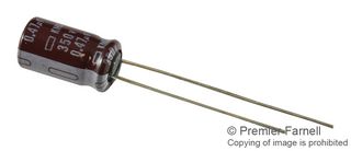 CHEMI-CON EGPD101ELL221MK25H Electrolytic Capacitor, 220 µF, 100 V, ± 20%, Radial Leaded, 2000 hours @ 135°C, Polar