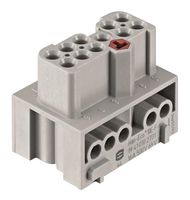 HARTING 19410102701 Heavy Duty Connector, Han-Eco, Insert, 10 Contacts, 6B, Receptacle, Screw Socket