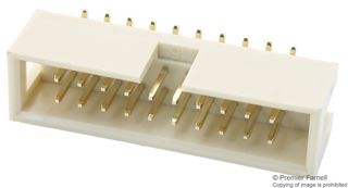 MULTICOMP PRO MC-254-24-00-ST-SMD Pin Header, Wire-to-Board, 2.54 mm, 2 Rows, 24 Contacts, Surface Mount Straight