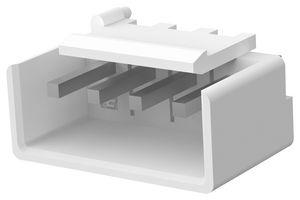 TE CONNECTIVITY 1877285-4 Pin Header, Wire-to-Board, 3.96 mm, 1 Rows, 4 Contacts, Through Hole Straight, Economy Power
