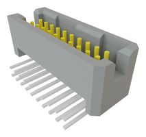SAMTEC TFML-110-01-S-D-RA Pin Header, Board-to-Board, Wire-to-Board, 1.27 mm, 2 Rows, 20 Contacts, Through Hole Right Angle