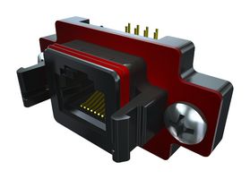 SAMTEC RPBE-01-01-E Modular Connector, RJ45 Jack, 1 x 1 (Port), 8P8C, IP68, Cable Mount, Panel Mount