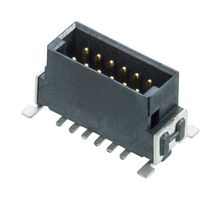 HARWIN M55-7001242R Pin Header, Board-to-Board, 1.27 mm, 2 Rows, 12 Contacts, Surface Mount, Kontrol M55 Series