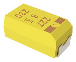 KEMET T489A106K010ATA2K2 Surface Mount Tantalum Capacitor, 10 µF, 10 V, 1206 [3216 Metric], ± 10%, 2.2 ohm, A