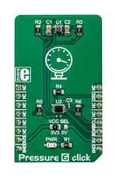 MIKROELEKTRONIKA MIKROE-3216 Add-On Board, Pressure 6 Click Board, Pressure Sensor, 300hPa To 1300hPa, MikroBUS