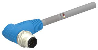 Reference Te4161 T4161220008-004 TE CONNECTIVITY, Sensor Cable, 90° M12 Plug, Free End ...