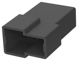 AMP - TE CONNECTIVITY 180908-5 Connector Housing, FASTIN-FASTON 250, Plug, 2 Ways, 7.4 mm, AMP FASTIN-FASTON 250 Series Contacts