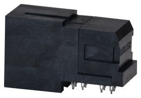 MOLEX 78229-1002 Connector, GbX I-Trac 78229 Series, 2 Contacts, Header, Press Fit Right Angle, 2 Rows