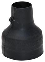RAYCHEM - TE CONNECTIVITY 202K132-100/180-0 Heat Shrink Boot, Straight Lipped, 1.18 ", 30 mm, Black, 2.17 ", 55 mm