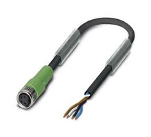PHOENIX CONTACT 1403252 Sensor Cable, M8 Receptacle, Free End, 4 Positions, 5 m, 16.4 ft