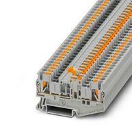 PHOENIX CONTACT 3210157 DIN Rail Mount Terminal Block, Knife Disconnect, 2 Ways, 26 AWG, 12 AWG, 2.5 mm², Push In, 16 A