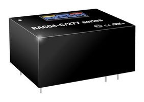 RECOM POWER RAC04-12DC/277-E AC/DC PCB Mount Power Supply (PSU), ITE, 2 Output, 4 W, 12 VDC, 166 mA, -12 VDC