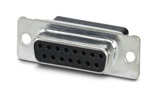PHOENIX CONTACT 1688942 D Sub Connector Housing, 15 Ways, D Sub, DA, PLUSCON VS, Receptacle, Steel Body