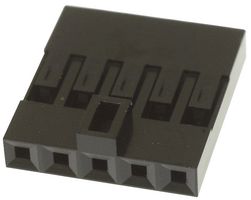 AMPHENOL COMMUNICATIONS SOLUTIONS 78211-005LF Connector Housing, FCI Mini-PV 78211, Receptacle, 5 Ways, 2.54 mm