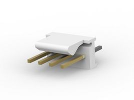 TE CONNECTIVITY - AMP 3-641126-4 Pin Header, Wire-to-Board, 2.54 mm, 1 Rows, 4 Contacts, Through Hole, MTA 100
