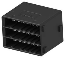 AMP - TE CONNECTIVITY 1376807-1 Rectangular Connector, Dynamic D-3100, 18 Contacts, Plug, 3.81 mm, Crimp, 3 Row