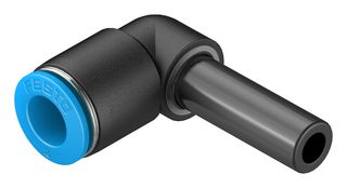 FESTO QSL-8H Pneumatic Fitting, Push-In L-Fitting, 14 bar, 8 mm, PBT (Polybutylene Terephthalate), QSL