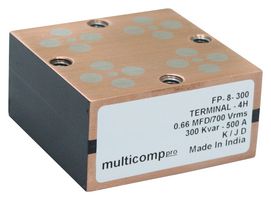 MULTICOMP PRO MP004102 Power Film Capacitor, Metallized PP, 5 µF, ± 10%, Induction Heating, Resonant Power Supplies