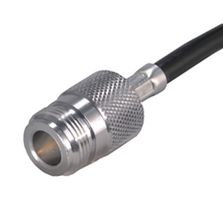 HUBER+SUHNER 21_N-75-4-8/133_NE RF / Coaxial Connector, N Coaxial, Straight Jack, Crimp, 75 ohm, GX04273, RG59B/U