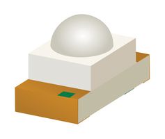 DIALIGHT 598-8E80-107F LED, Green, SMD, 0603 [1608 Metric], 20 mA, 2.4 V, 525 nm