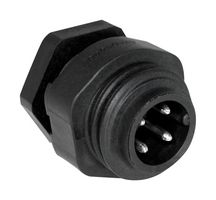 AMPHENOL SINE/TUCHEL C016 10P003 000 12 Circular Connector, Standard Circular Connector, ecomate C16-M Series, Jam Nut Receptacle
