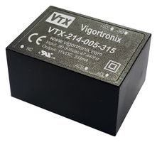 VIGORTRONIX VTX-214-005-303 AC/DC PCB Mount Power Supply (PSU), 120 to 430VDC, ITE & Household, 1 Output, 5 W, 3.3 VDC, 1.515 A
