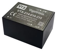 VIGORTRONIX VTX-214-010-315 AC/DC PCB Mount Power Supply (PSU), 120 to 430VDC, ITE & Household, 1 Output, 10 W, 15 VDC, 667 mA