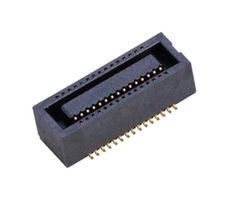 AMPHENOL COMMUNICATIONS SOLUTIONS 10142890-030A3EHLF Mezzanine Connector, Receptacle, 0.4 mm, 2 Rows, 30 Contacts, Surface Mount, Phosphor Bronze
