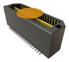 SAMTEC QTE-020-02-F-D-A-K-TR Mezzanine Connector, Header, 0.8 mm, 2 Rows, 40 Contacts, Surface Mount Straight, Phosphor Bronze