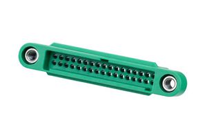 HARWIN G125-3243496M1 Connector Housing, Black / Green, Gecko SL G125, Plug, 34 Ways, 1.25 mm, G125 Series Contacts