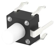 TE CONNECTIVITY - ALCOSWITCH 2-1825955-2 Tactile Switch, FSM Series, Top Actuated, Through Hole, Round Button, 160 gf, 50mA at 24VDC