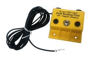 DESCO EUROPE / VERMASON 231380 EBP Box, 2 x 4mm Socket/1 x 10mm Stud, 3m, 1Mohm