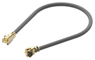WURTH ELEKTRONIK 636201070150 RF / Coaxial Cable Assembly, 5.9 ", 150 mm, 1.32mm, UMRF Right Angle Plug, UMRF Right Angle Plug