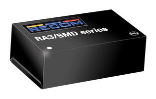 RECOM POWER RA3-122005D/SMD Isolated Surface Mount DC/DC Converter, Surface Mount DIP, 3 W, 2 Output, 20 V