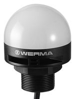 WERMA 24014050 Beacon, Multicolour, Steady, Single/Pulse, 85 dB, 30 VDC, 55 mm, IP65