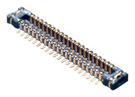 MOLEX 502430-0822 Stacking Board Connector, SlimStack 502430 Series, 8 Contacts, 0.4 mm, Stacking, Solder, 2 Rows