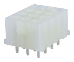MOLEX 10-84-4120 Pin Header, Wire-to-Board, 6.35 mm, 3 Rows, 12 Contacts, Through Hole Straight, MLX 42002 Series