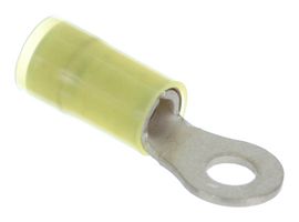 MOLEX 19073-0165 Ring Tongue Terminal, M4, #8, 10 AWG, 6 mm², Avikrimp 19073 Series, Yellow