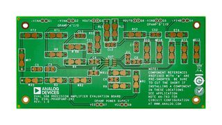 ANALOG DEVICES EVAL-PRAOPAMP-2RZ Evaluation Board, 8 Pin SOIC, MSOP, LFCSP Package Dual Amplifiers IC, Operational Amplifier