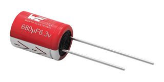 WURTH ELEKTRONIK 870235675006 Polymer Aluminium Electrolytic Capacitor, 120 µF, 35 V, Radial Leaded, 0.018 ohm