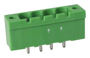 CAMDENBOSS CTBP9308/4FL Terminal Block, Header, 5.08 mm, 4 Ways, 20 A, 450 V, Through Hole Vertical