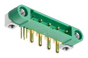 HARWIN G125-MH104M4-04AD000P Pin Header, 4Signal+4Power, Wire-to-Board, 1.25 mm, 8 Contacts, Through Hole Right Angle