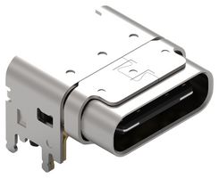 WR-COM USB 3.1 C 타입 리셉터클 수평 하이 라이즈 SMT