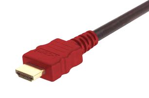 L-COM HDCAMM-3 Audio / Video Cable Assembly, HDMI Plug, HDMI Plug, 9.8 ft, 3 m, Black, HDCAMM Series