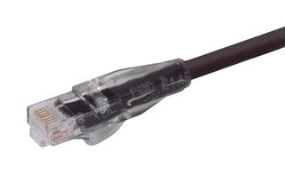 L-COM TRD695BLK-100 Ethernet Cable, Cat6, RJ45 Plug to RJ45 Plug, UTP (Unshielded Twisted Pair), Black, 30.5 m
