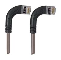 L-COM TRD695SZRA14GRY-7 Ethernet Cable, Cat6, 90° RJ45 Plug to 90° RJ45 Plug, FTP (Foiled Twisted Pair), Grey, 2.1 m