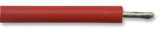 PRO POWER 12/X/124 RED Wire, Stranded, Hook Up, Silicone Rubber, Red, 384 x 0.05mm, 82 ft