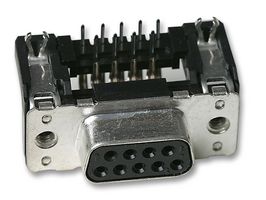 HARTING 09 66 152 7611 D Sub Connector, DB9, Standard, Receptacle, 9 Contacts, DE, Solder