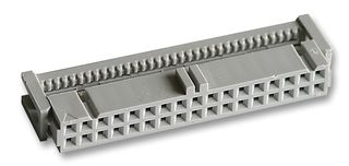3M 89134-0101HA IDC Connector, Bump & Clip, IDC Receptacle, Female, 2.54 mm, 2 Row, 34 Contacts, Cable Mount