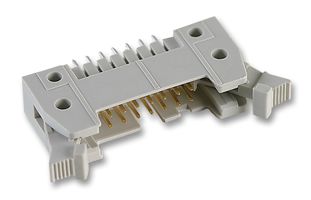 HARTING 09 18 506 7904 Pin Header, Long Latch, Wire-to-Board, 2.54 mm, 2 Rows, 6 Contacts, Through Hole, SEK 18 Series
